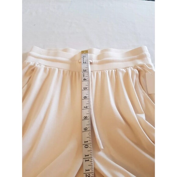 Loft Womens Sleep Sz XS Pants Jogger Loungewear Pajama Sleepwear Cream Pockets - Picture 10 of 12